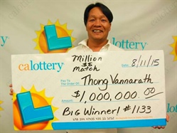 New Millionaire in California Lottery Million $$ Match Game!