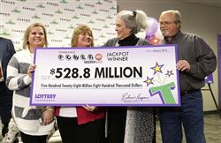 Tennessee couple claim $528.8 million of $1.6 billion Powerball jackpot!