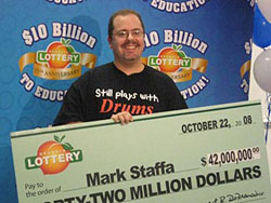 Mega Millions winner- Mark Staffa Image