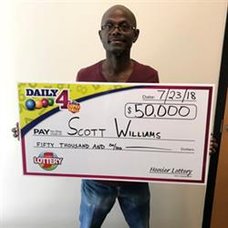 Barbershop Owner Wins $50,000 With 1-1-1-1 Lottery Match!