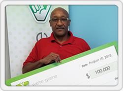 $100,000 Win for Lucky Virginia man and $20,000 for a Hallsville Woman!