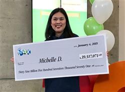 Mother of 3 claims almost $40 million with Canada Lotto!