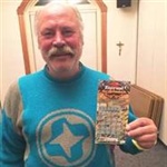 A homeless man wins $500,000!