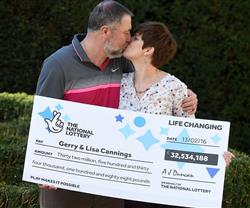 UK Couple Finish Painting, before claiming £32.5M Lottery Prize!